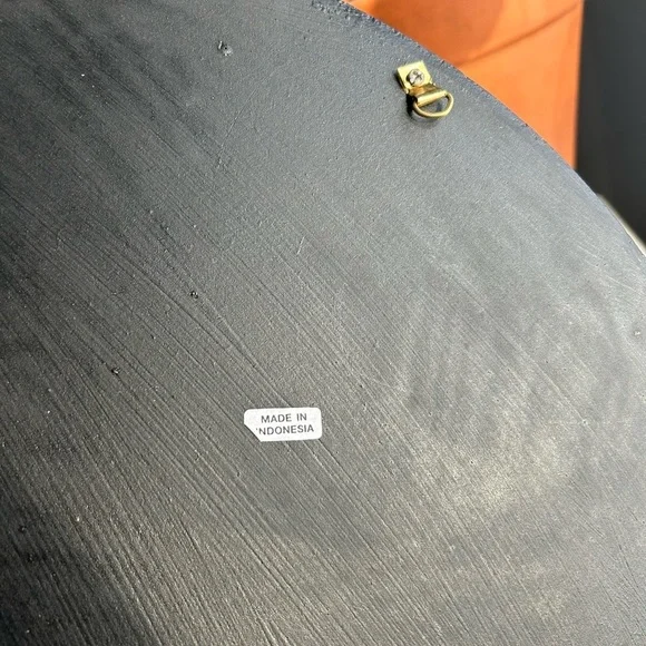 Vintage 15.75" Red and Black Dragon Fantasy Whimsy Wall Art Handcarved - Picture 6 of 16